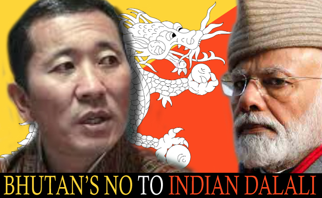 Bhutan’s Tight Slap on India!