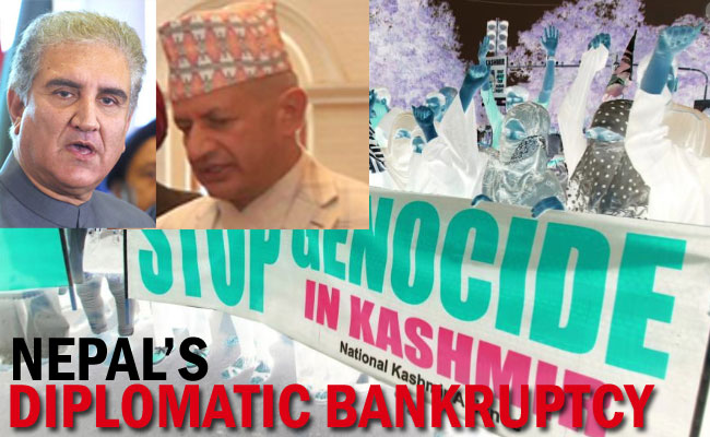 Nepal’s Diplomatic Bankruptcy and India’s Kashmir Genocide!