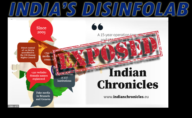 India’s DisinfoLab exposed!