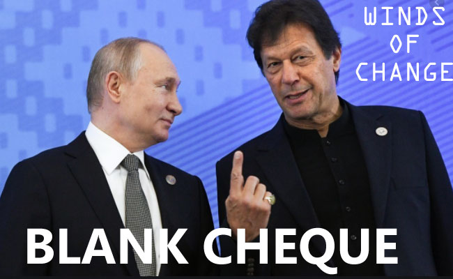 Winds of Change in South Asia: Moscow’s blank cheque to Islamabad!