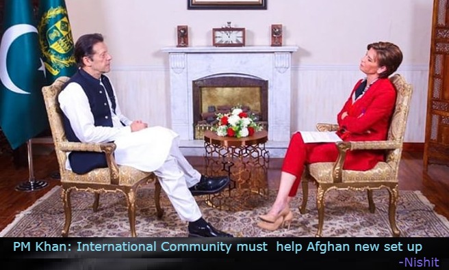 Imran Khan appeals Intl. Community to help Afghan new set up