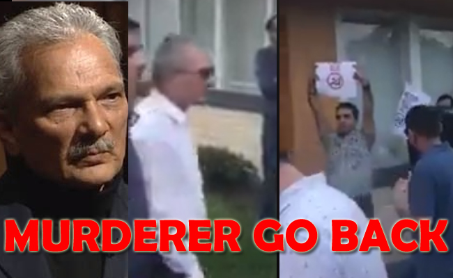 “Murderer Go Back…You are War Criminal” Baburam told in USA